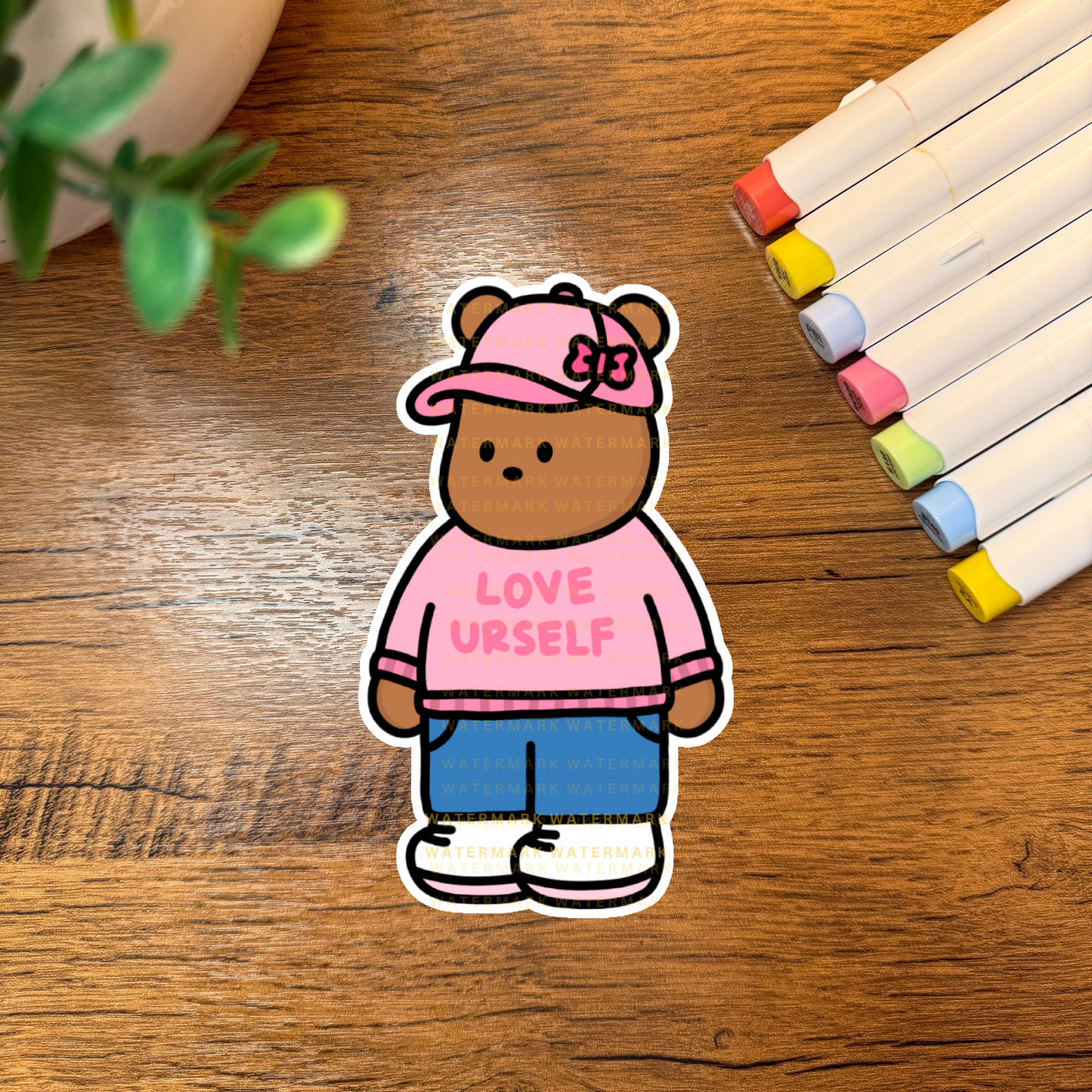 Betti Browni "Love Yourself" Sticker #4 💛