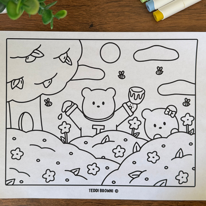 Honey Bees Printable #2